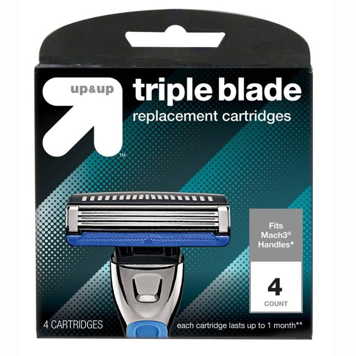 Up&up Triple Blade Replacement Cartridges