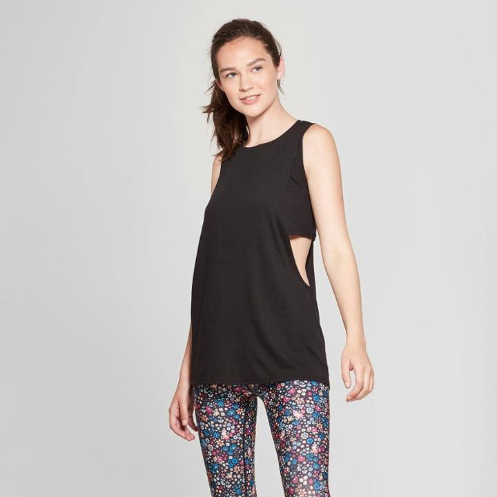 Women's Double Layer Tank Top - Joylab Black