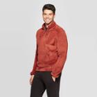 Men's Fleece 1/4 Zip Jacket - C9 Champion Warm Cinnamon Brown L, Men's, Size: Large, Warm Red Brown