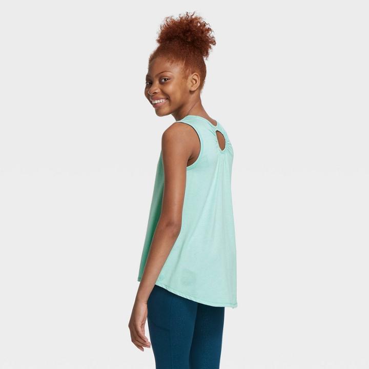 Girls' Studio Tank Top - All In Motion Mint Xs, Girl's, Green