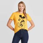 Women's Disney Mickey Short Sleeve Graphic T-shirt - Yellow