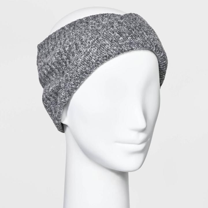 Women's Knit Headband - Universal Thread Dark Gray