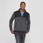 Men's Standard Fit Zip-up Fleece Jacket - Goodfellow & Co Charcoal (grey)