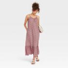 Women's Sleeveless Dress - Universal Thread Lilac Floral Print Xs, Purple Floral