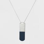 Long Delicate Pendant Necklace - Universal Thread Blue/silver