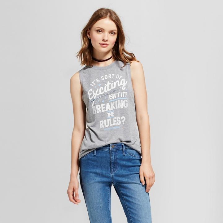 Women's Harry Potter Breaking Rules Graphic Tank Top Heather Gray M - Modern