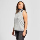 Women's Plus Size Relaxed Fit Tank Top - A New Day Gray