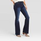 Women's High-rise Below Knee Flare Jeans - Universal Thread Dark Wash 00, Women's, Blue