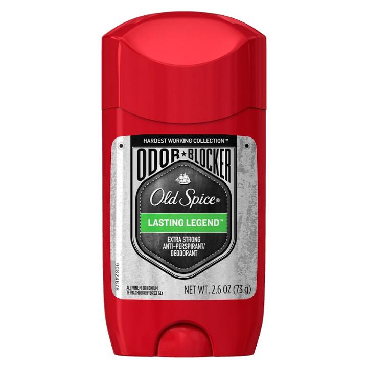 Old Spice Hardest Working Collection Odor Blocker Lasting Legend Antiperspirant - 2.6oz,