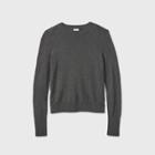 Women's Crewneck Pullover Sweater - A New Day Heather Gray