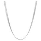 Tiara Sterling Silver 18 Herringbone Chain Necklace, Women's, Size: 18 Inch, White