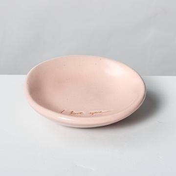 Hearth & Hand With Magnolia 'i Love You' Ceramic Trinket Dish Pink - Hearth & Hand With