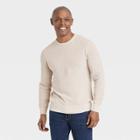 Men's Crew Neck Pullover - Goodfellow & Co Tan