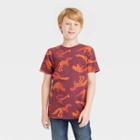 Boys' Short Sleeve Dino Print T-shirt - Cat & Jack