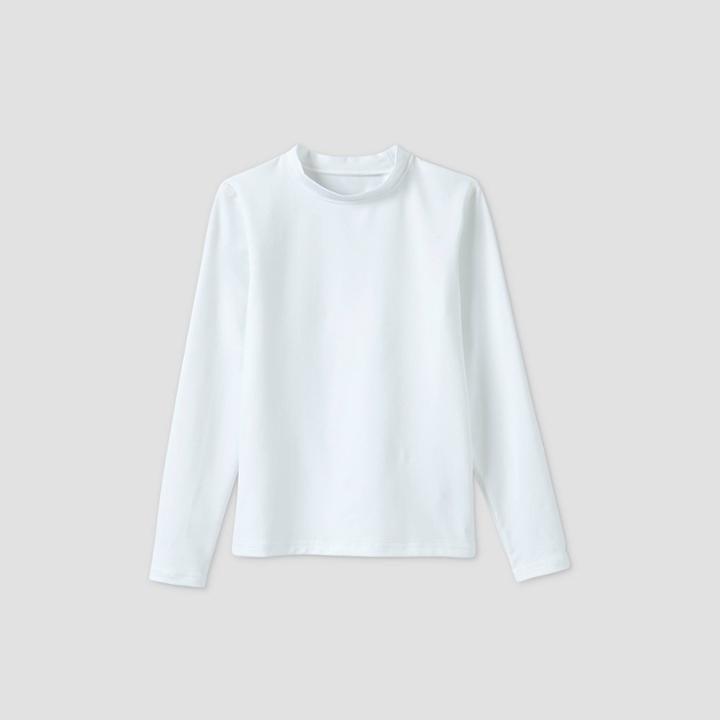 Boys' Long Sleeve Rash Guard Swim Shirt - Cat & Jack White