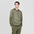 Umbro Men's Fleece Hoodie - Olive Night Heather L, Size: Large, Green Black Grey