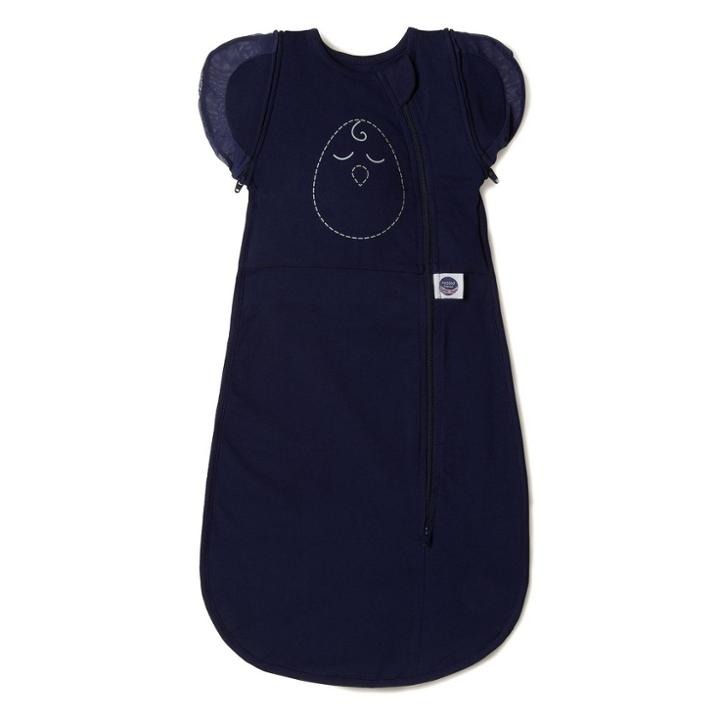 Nested Bean Zen One - Gently Weighted Swaddle - Night Sky, Black/blue
