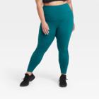 Women's Plus Size Sculpt 7/8 Leggings 25.75 - All In Motion Vibrant Blue