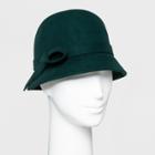 Women's Felt Cloche Hat - A New Day Green, Blue