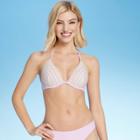Women's Lightly Lined Crochet Bikini Top - Shade & Shore Lavender