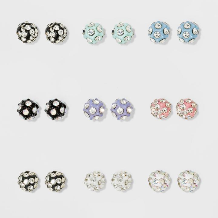 Colorful Fireball Multi Earrings 9ct - Wild Fable, Size: Small,