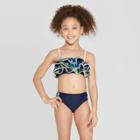 Target Girls' Tropical Family Bikini Set - Navy