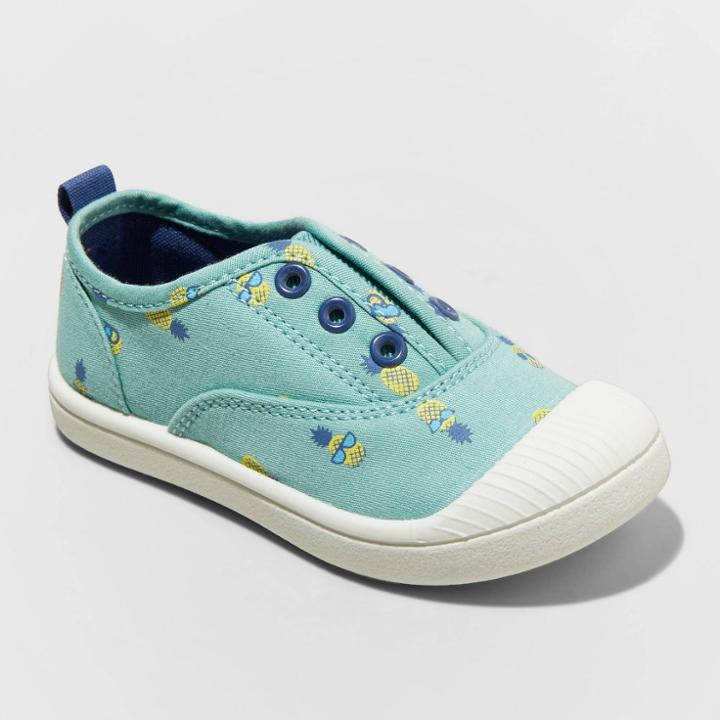 Toddler's Rory Slip-on Apparel Sneakers - Cat & Jack Blue