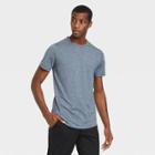 Men's Big & Tall Short Sleeve Soft Stretch T-shirt - All In Motion Navy Heather Xxxl, Blue Grey