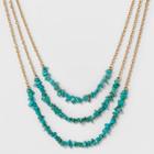 Sugarfix By Baublebar Layered Necklace - Turquoise, Girl's