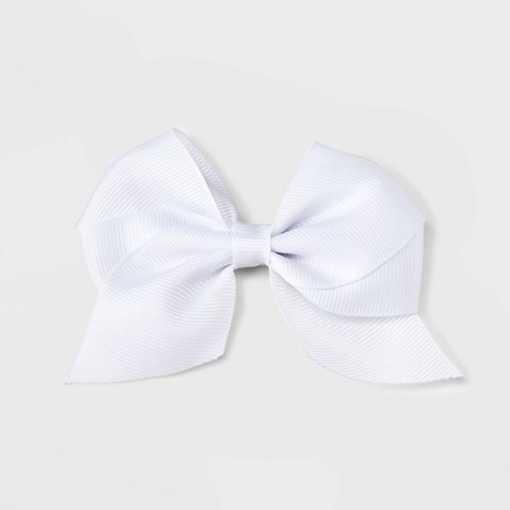 Girls' Bow Hair Clip - Cat & Jack White