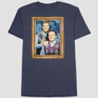Sony Men's Step Brothers Short Sleeve Graphic T-shirt Denim Heather