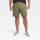 Men's Camo Print Training Shorts - All In Motion Olive Green