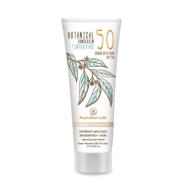 Australian Gold Botanical Tinted Face Sunscreen Lotion - Fair - Spf