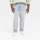 Men's Big & Tall Athletic Fit Jeans - Goodfellow & Co Light Wash 30x36,