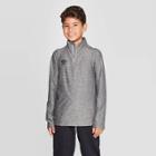 Umbro Boys' Premium Performance Quarter Zip Pullover - Gray