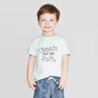 Toddler Boys' Jersey Create Your Own Path T-shirt - Cat & Jack Aqua