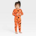 Toddler Halloween Matching Family Pajama Set - Hyde & Eek! Boutique Orange