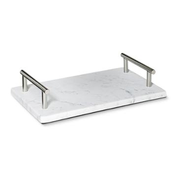 Faux Marble Vanity Jewelry Storage Tray White - 88 Main, Adult Unisex