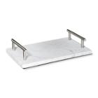 Faux Marble Vanity Jewelry Storage Tray White - 88 Main, Adult Unisex