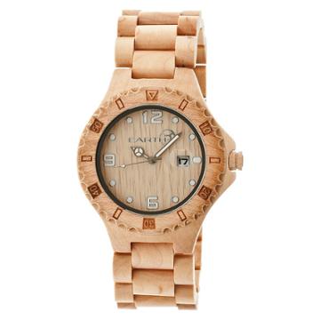Earth Wood Goods Earth Men's Wristwatch Khaki