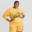 Women's Peanuts Graphic Sweatshirt - Yellow