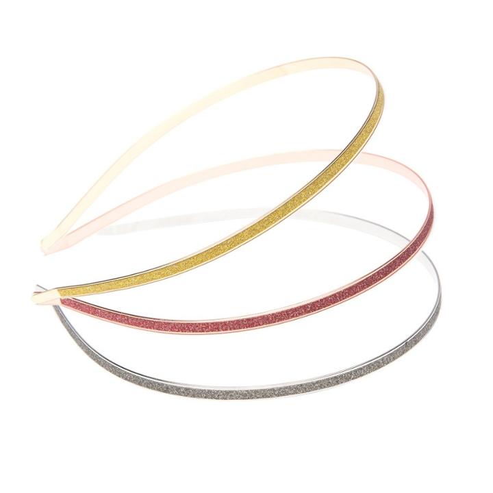 La-ta-da Glitter Metallic Headbands - 3ct, Girl's,