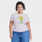 The Simpsons Women's Statue Of Lisa Plus Size Babydoll Short Sleeve T-shirt - 1x, One Color