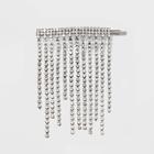 Hanging Linear Gemstone Bobby Pins - Wild Fable Black