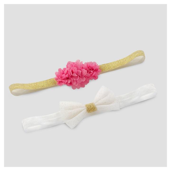 Baby Girls' 2pk Headwrap Set - Just One You Made By Carter's Pink