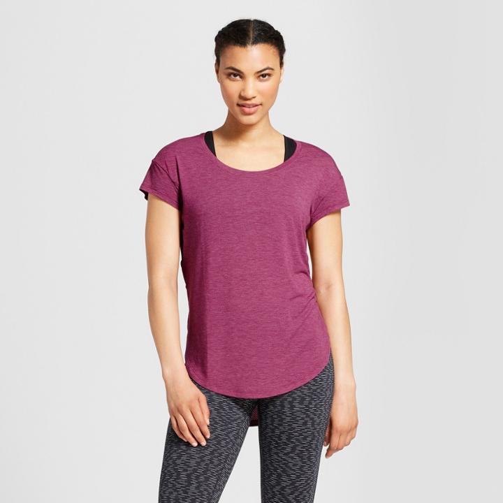 Women's Side Split T-shirt - C9 Champion Grapevine Heather
