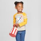Toddler Girls' Long Sleeve Paint T-shirt - Cat & Jack Oatmeal Heather