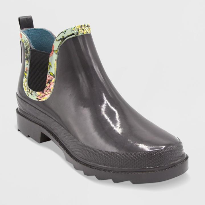 Size 7 Garden Ankle Boot - Black - Threshold