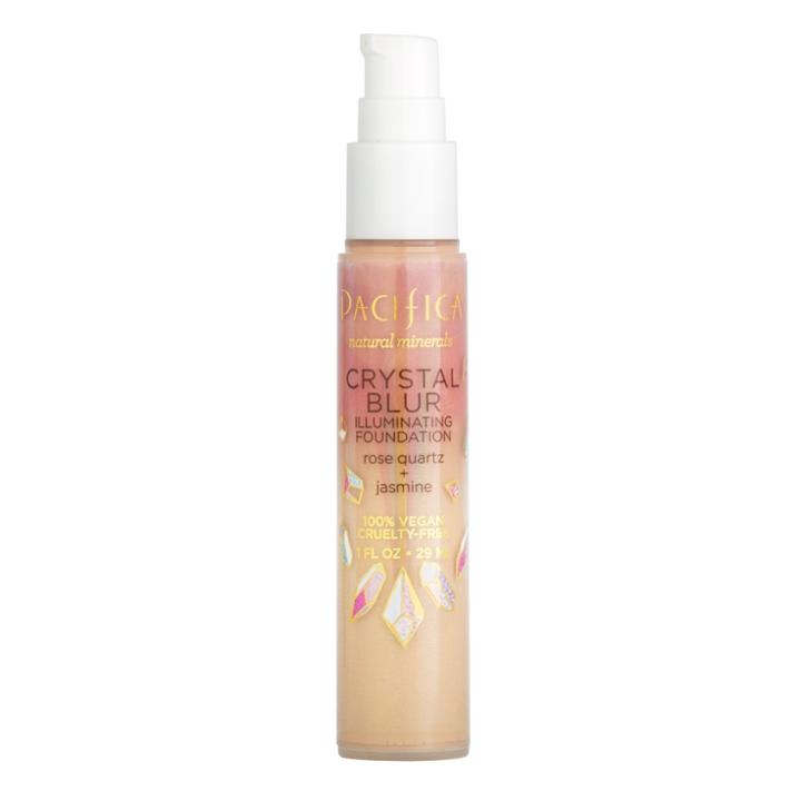 Pacifica Crystal Blur Illuminating Foundation Light Porcelain - 1 Fl Oz, Beige