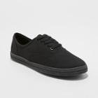 Women's Emilee Lace Up Canvas Sneakers - Wild Fable Black
